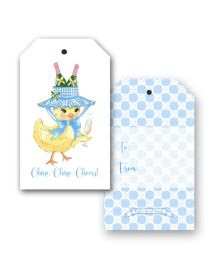 Chirp, Chirp, Cheers! Personalized Easter Hang Tags