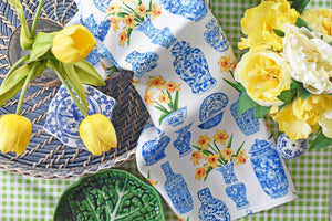 Orient Bouquet Poly Twill Tea Towels, Set of 2