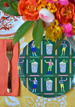 Load image into Gallery viewer, Jockeys &amp; Juleps Set of (4) Personalized, 10&quot; Dia. Melamine Plates