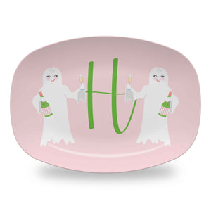 A Ghost to You Personalized Halloween Melamine Platter