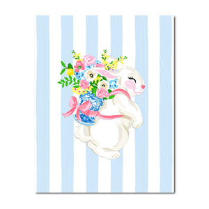 Bunny Bouquet Easter Fine Art Print
