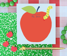 Load image into Gallery viewer, Dapple Apple Personalized Teacher Notes Notepad, 5.5&quot;X5.5&quot;