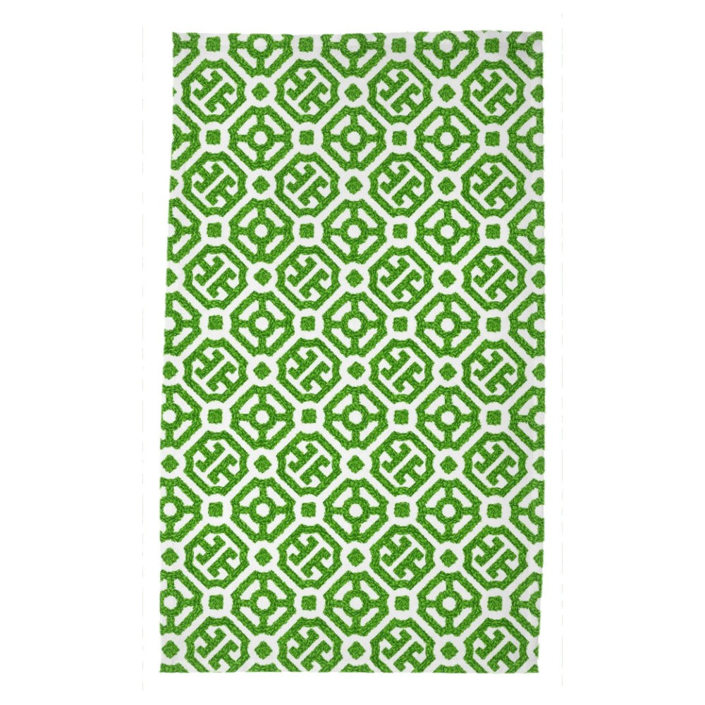 *IN STOCK* Boxwood Lattice Poly Twill Tea Towels, Set of 2