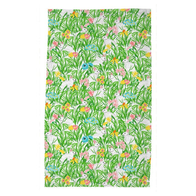 *IN STOCK* Bunnies in the Garden Poly Twill Tea Towels, Set of 2