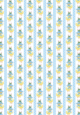 Chirp, Chirp, Cheers! Easter Gift Wrap Sheets