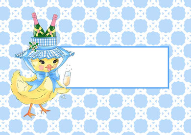 *IN STOCK* Chirp, Chirp, Cheers! Easter Tented Place Cards, Set of 10