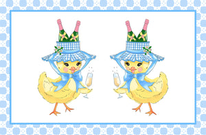 Chirp, Chirp, Cheers! Easter Paper Tear-away Placemat Pad