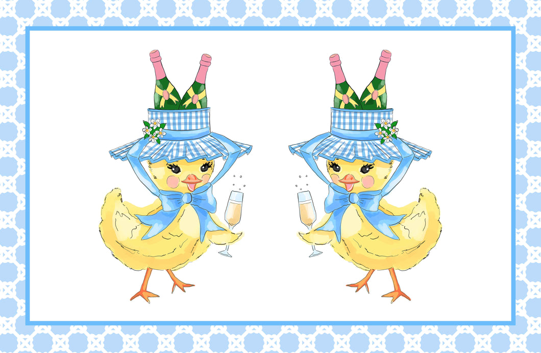 Chirp, Chirp, Cheers! Easter Paper Tear-away Placemat Pad