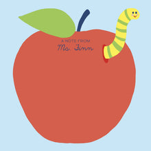 Load image into Gallery viewer, Dapple Apple Personalized Teacher Notes Notepad, 5.5&quot;X5.5&quot;