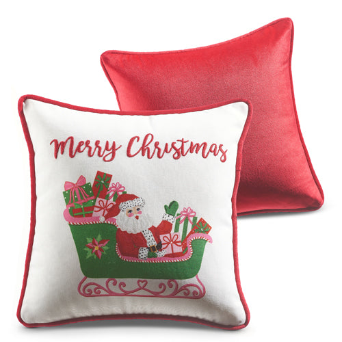 Dear Santa, I Want It All Velvet Throw Pillow