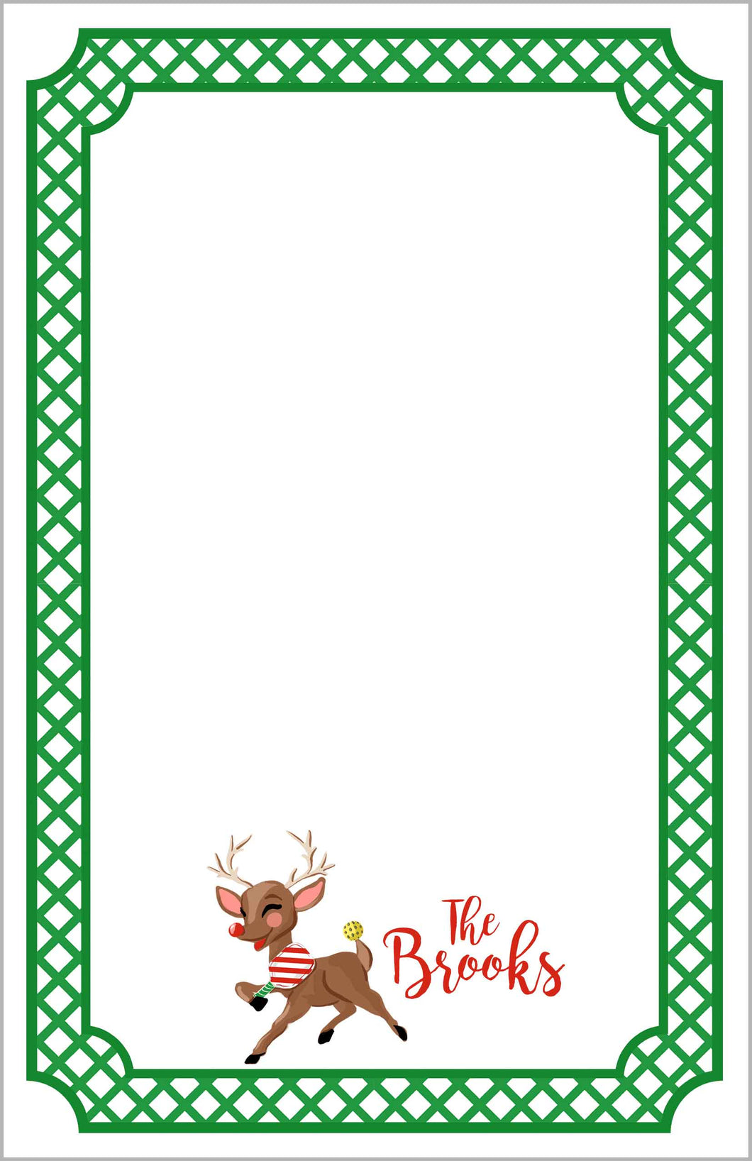 Dink the Halls Notepad, Multiple Sizes Available