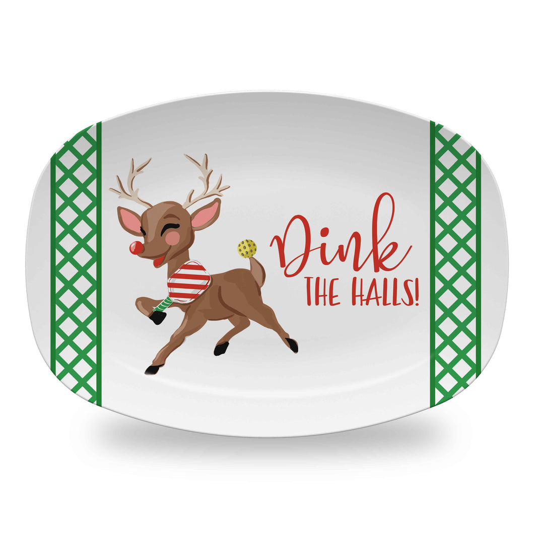 Dink the Halls Melamine Platter