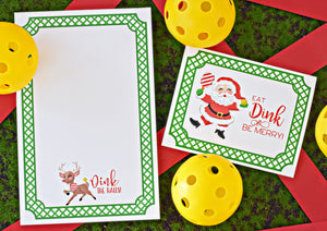 Eat, Dink, & Be Merry Folded Note Cards