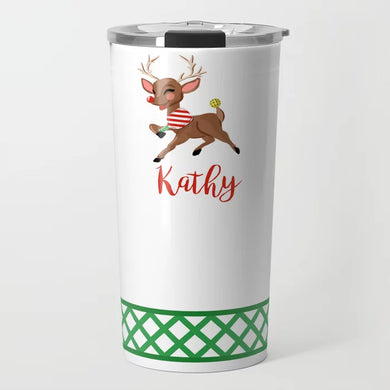 Dink the Halls Personalized Travel Tumbler