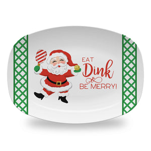 Eat, Dink, & Be Merry Melamine Platter