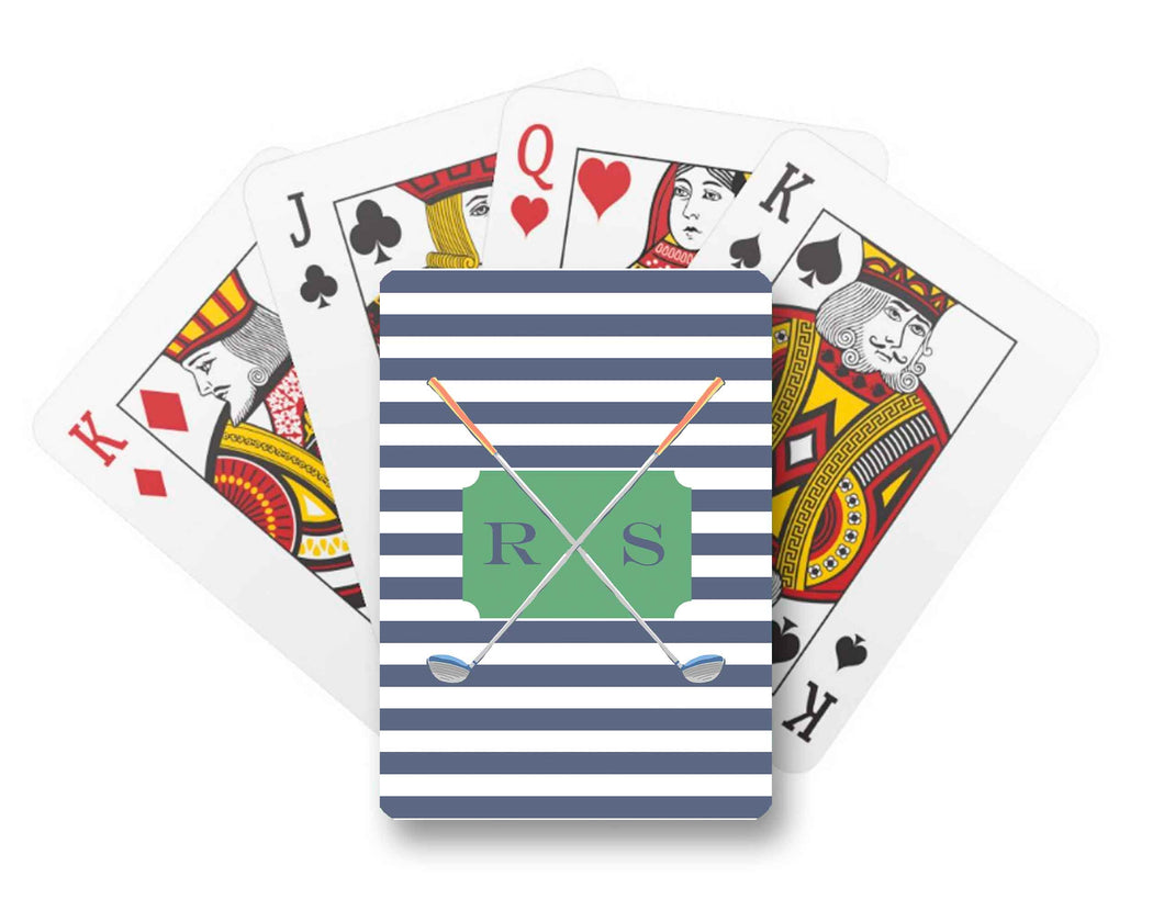 Personalized Father's Day Playing Cards, Golf