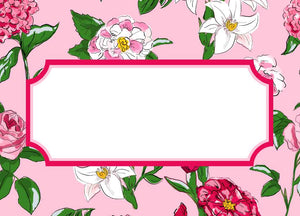 Flirty Floral Tented Place Cards