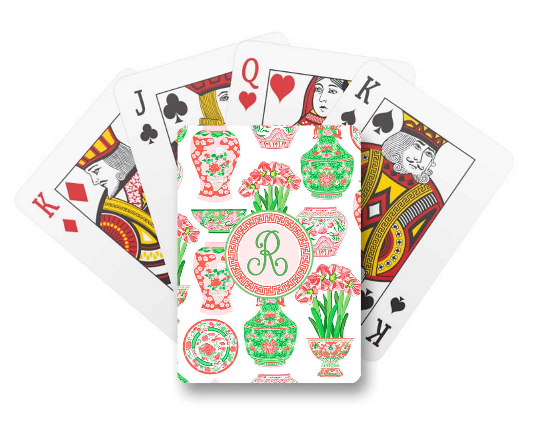Holiday Vessels Personalized Playing Cards