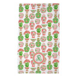Holiday Vessels Personalized Poly Twill Tea Towels, Set of 2