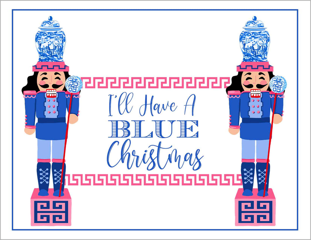 I'll Have a Blue Christmas Holiday Folded Note Cards