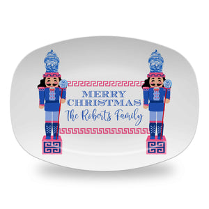 I'll Have a Blue Christmas Personalized Melamine Platter