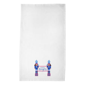 I'll Have a Blue Christmas Personalized Poly Twill Tea Towels, Set of 2