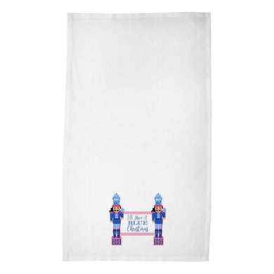 I'll Have a Blue Christmas Poly Twill Tea Towels, Set of 2