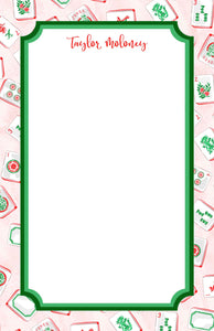 Merry Mahjong Notepad, Multiple Sizes Available