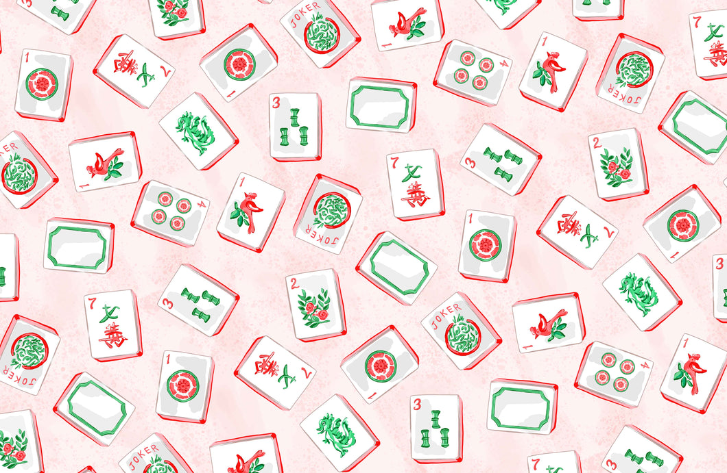 Merry Mahjong Paper Tear-away Placemat Pad