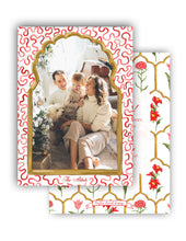 Load image into Gallery viewer, Merry Marrakesh Personalized Photo Holiday Card, Classic White, 5&quot; x 7&quot; A7 Size
