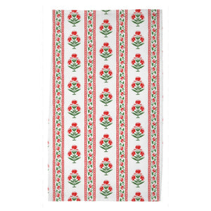 *IN STOCK* Merry Mughal Stripe Poly Twill Tea Towels, Set of 2