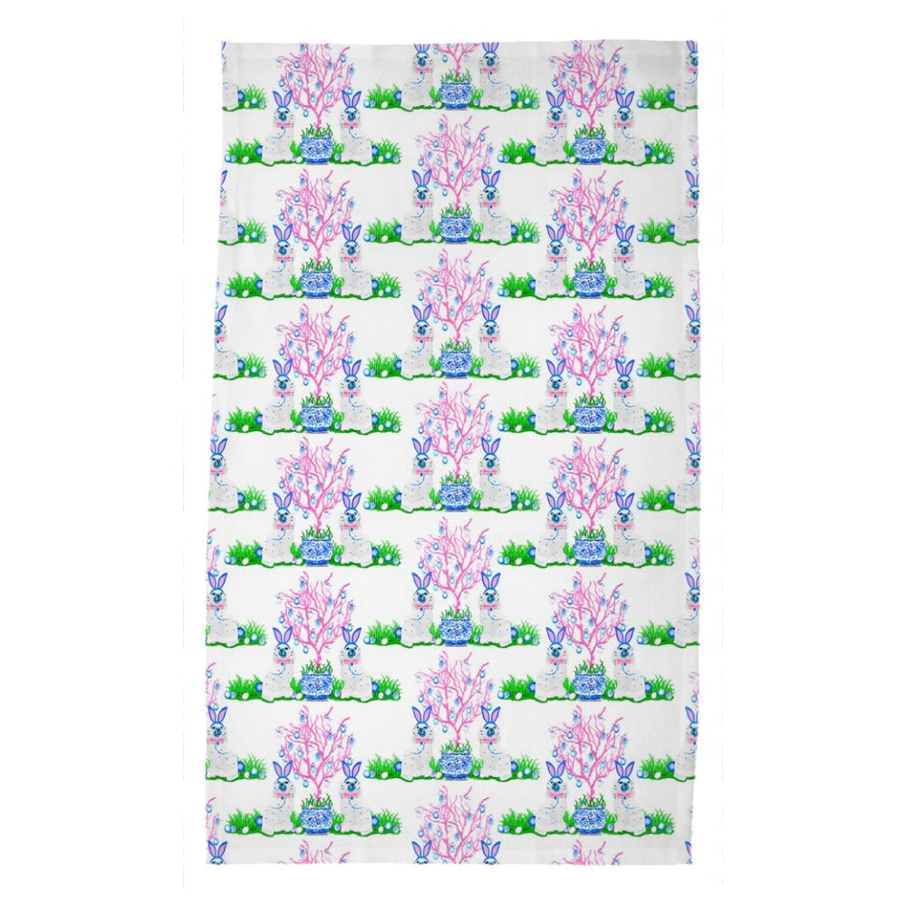 *IN STOCK* Spring Staffies Easter Poly Twill Tea Towels, Set of 2