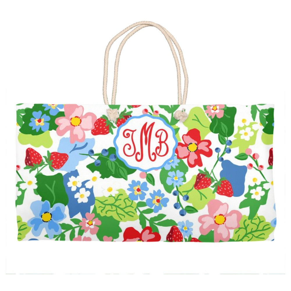 Summer Picnic Personalized Tote Bag