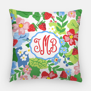 Summer Picnic Personalized 20"x20" Pillow Cover