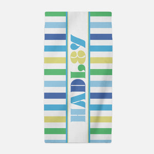 Vibe Personalized Beach Towel, Pacific