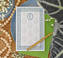 Load image into Gallery viewer, Mughal Blooms Notepad, Multiple Sizes Available, Blue