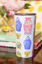 Load image into Gallery viewer, Haute Chinoiserie Travel Tumbler