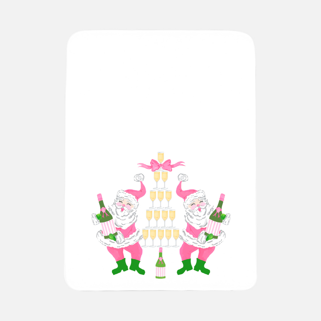 Prosecc-Ho-Ho-Ho Holiday Blanket