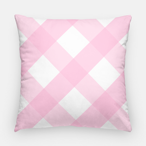 Spring Staffies Easter 20"x20" Pillow Cover, Pink