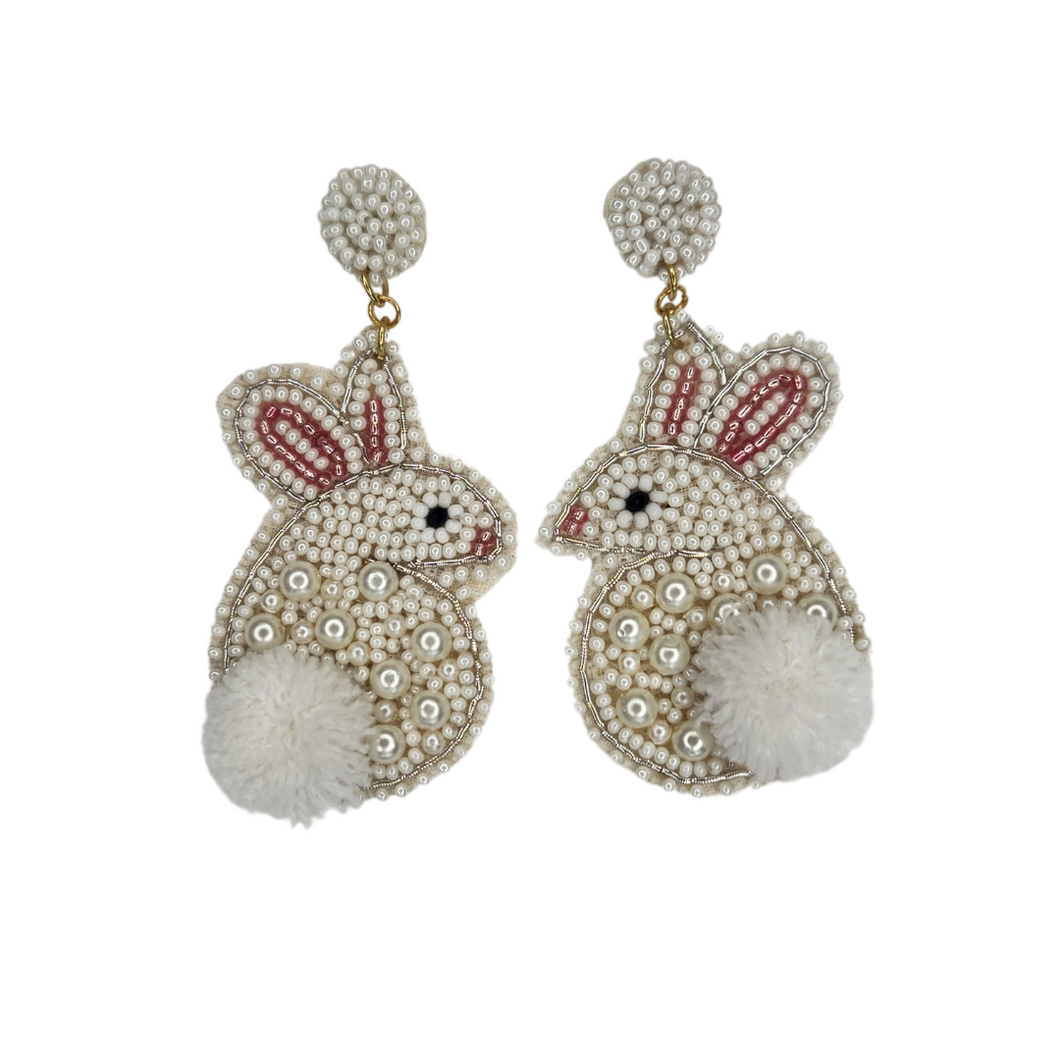 Easter Bunny Statement Holiday Earrings