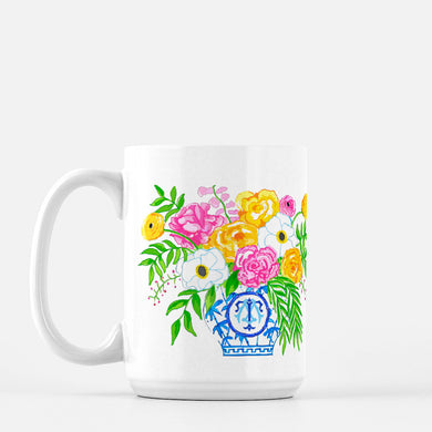 Blossoming Bliss Custom Crest Mug