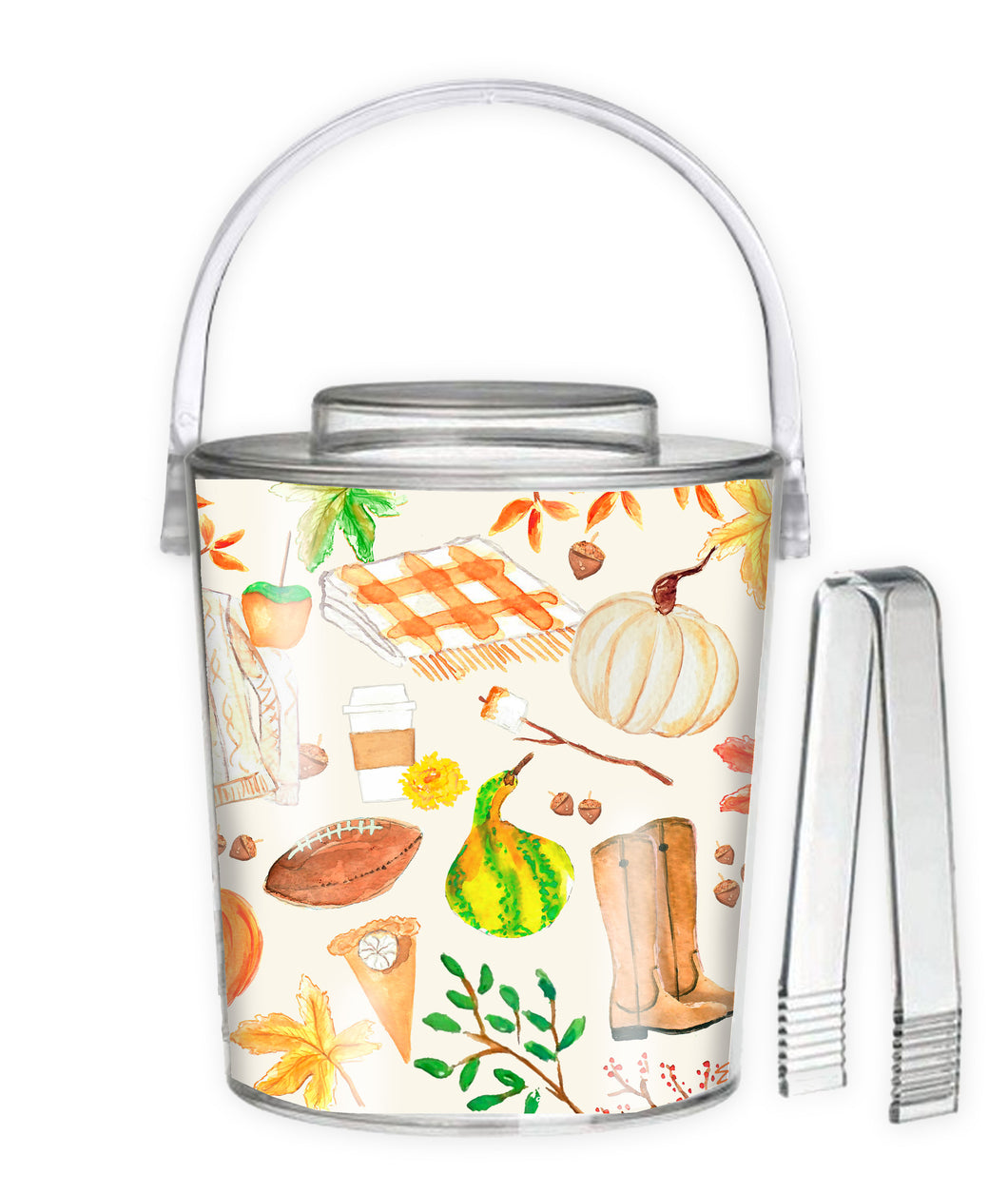 All Things Fall 3 Qt. Acrylic Ice Bucket