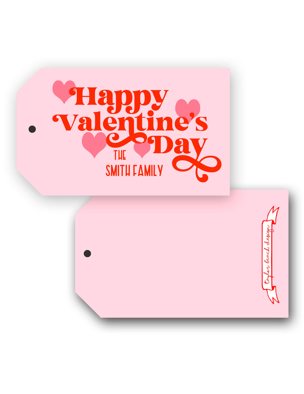 Be Mine Personalized Valentine's Hang Tags