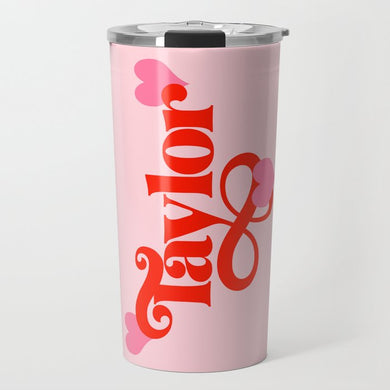 Be Mine Personalized Valentine's Travel Tumbler