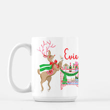 Load image into Gallery viewer, Blitzen &amp; Bubbles Personalized Christmas Mug
