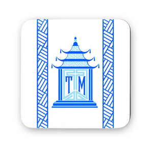 Royal Pagoda, Sapphire, Cork Backed Coasters - Set of 4