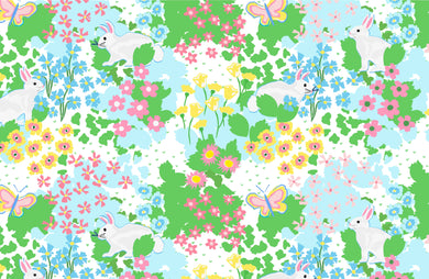 *IN STOCK* Bunny Garden Paper Tear-away Placemat Pad