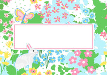 Load image into Gallery viewer, *IN STOCK* Bunny Garden Tented Place Cards, Set of 18