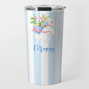 Bunny Bouquet Personalized Easter Travel Tumbler