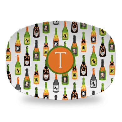 Boos & Bubbles Halloween Personalized Melamine Platter